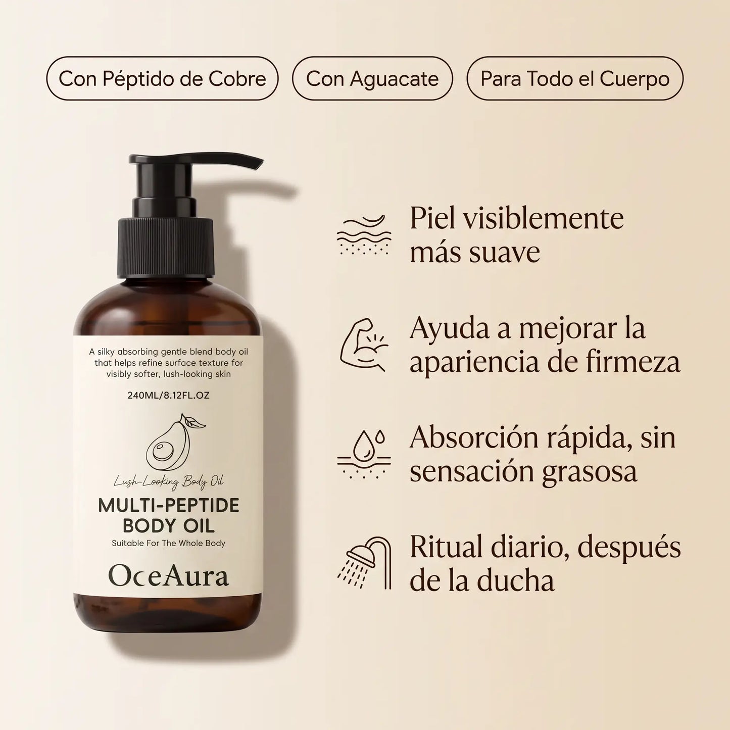 OceAura Aceite Con Peptidos